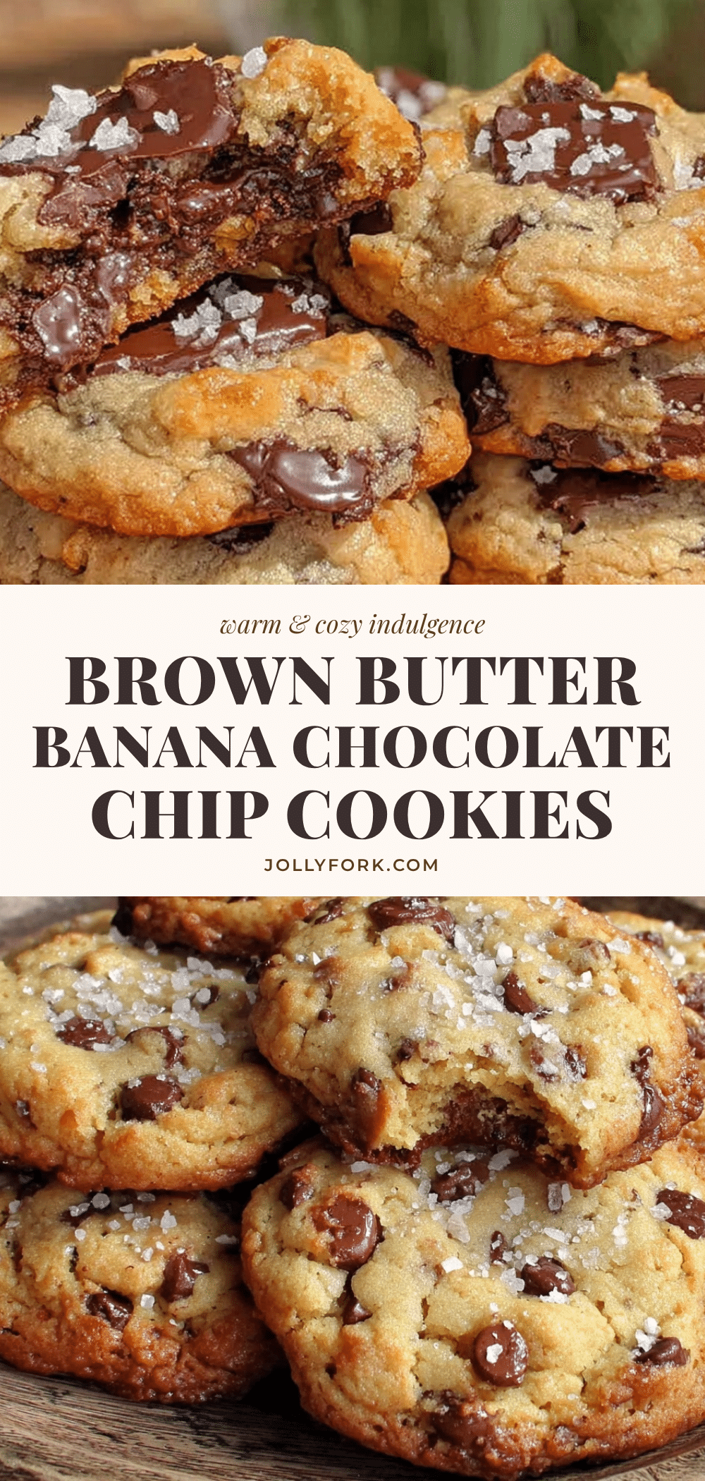 brown butter banana chocolate chip cookies recipe