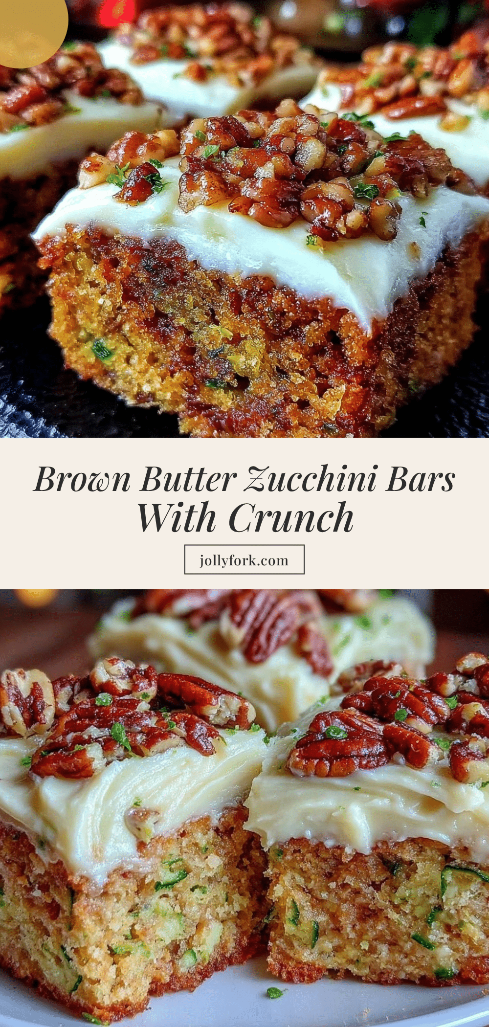 cozy zucchini bars recipe