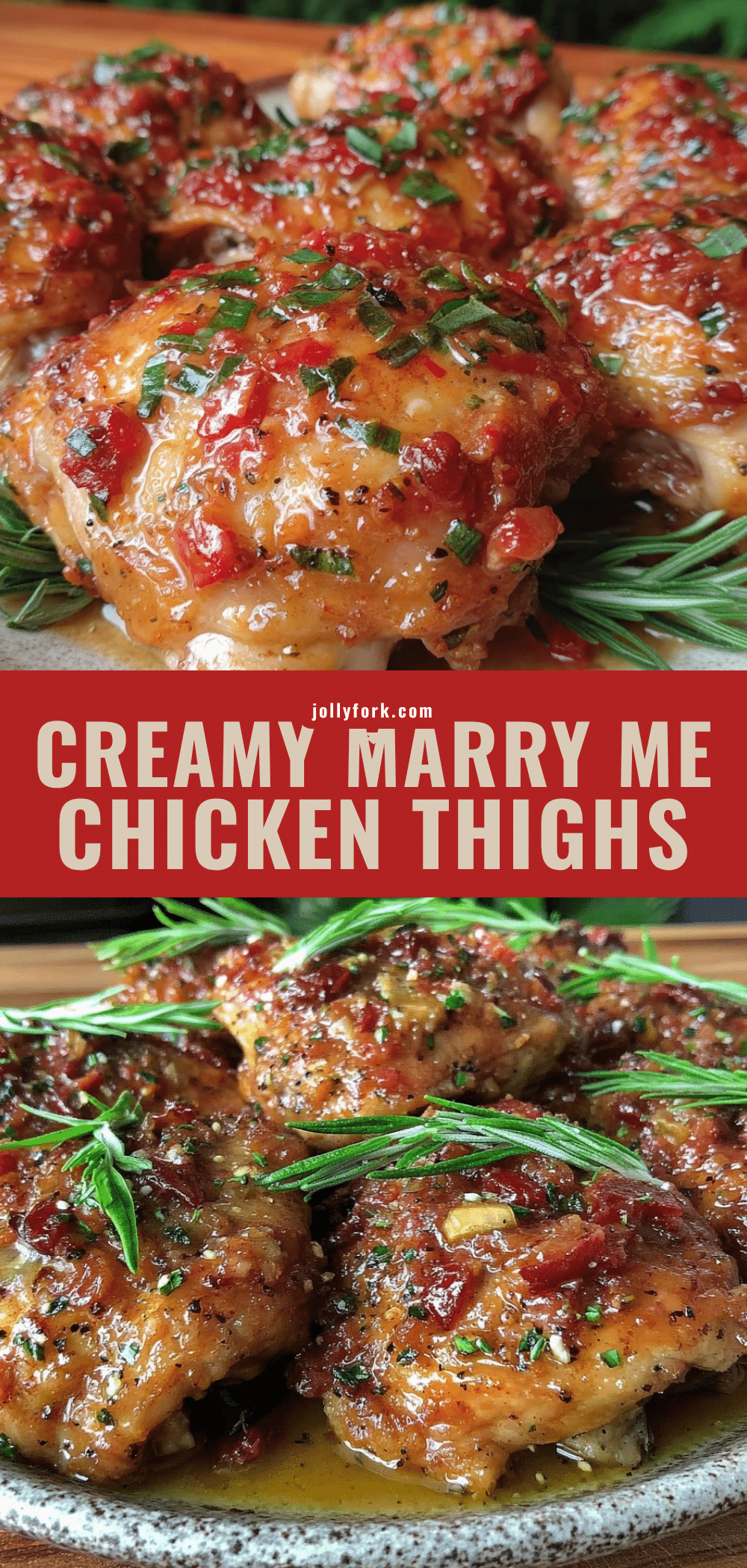 creamy marry me chicken thighs recipe