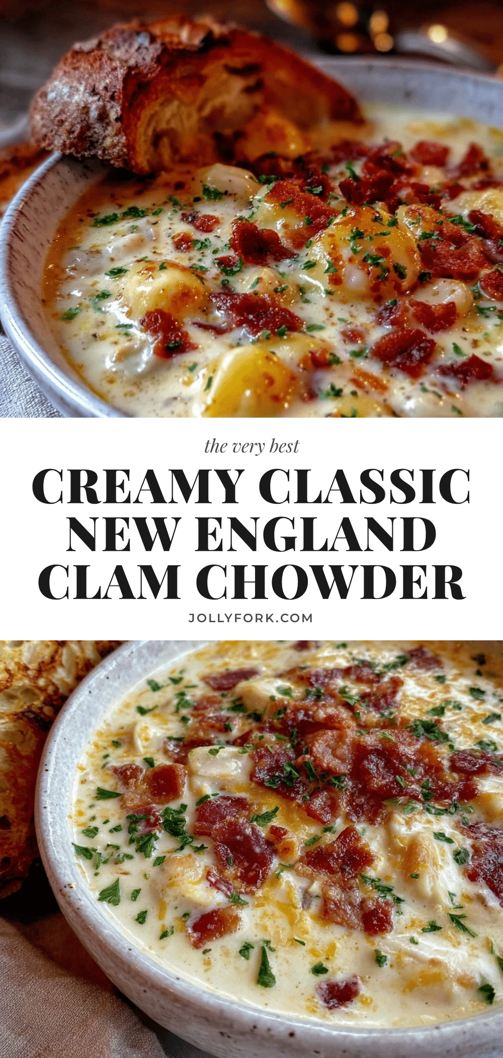 creamy new england clam chowder recipe