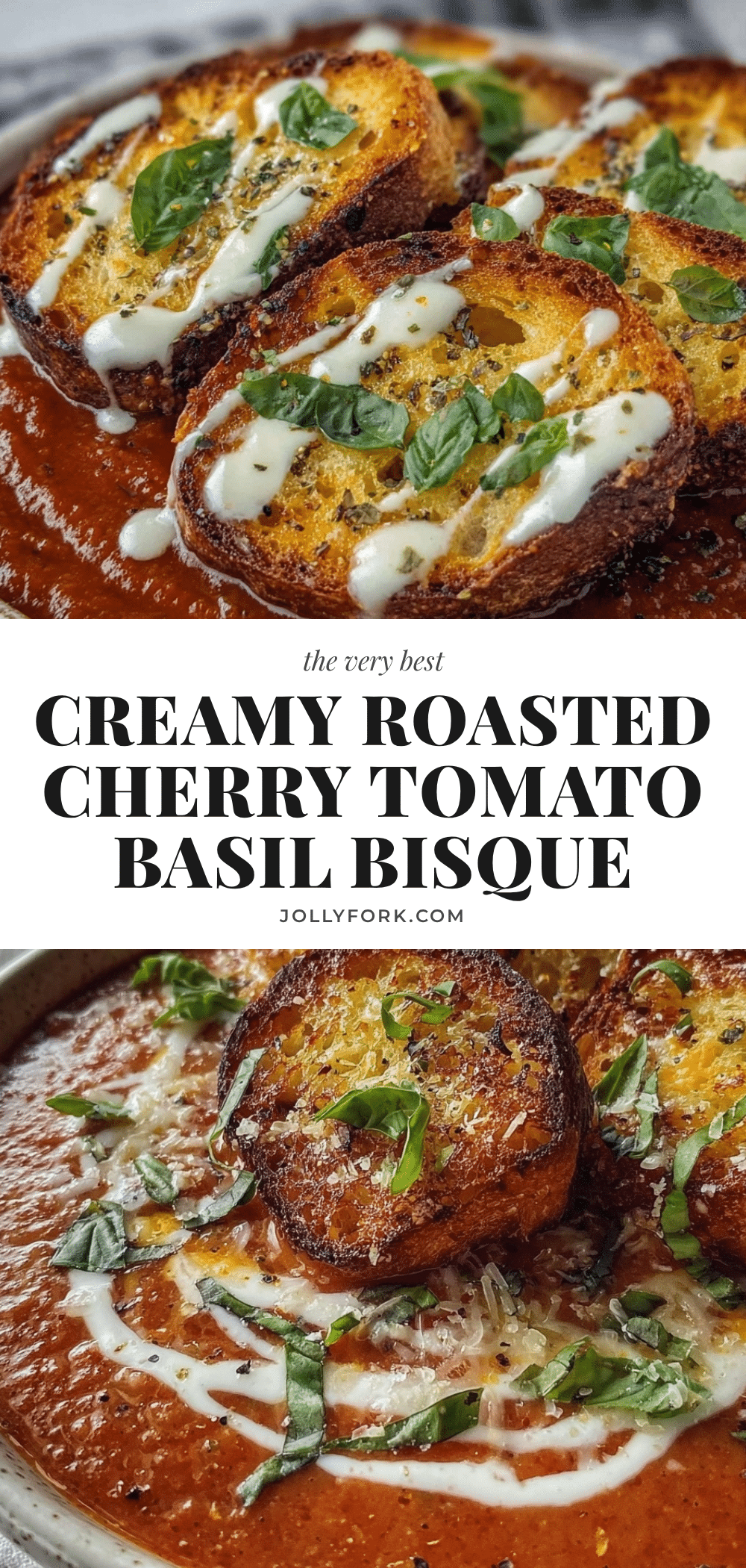 creamy roasted cherry tomato basil bisque recipe