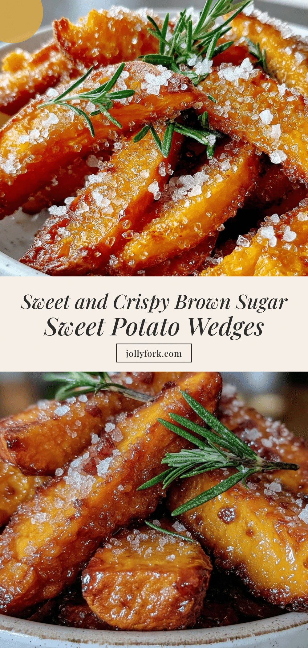 crispy brown sugar roasted sweet potato wedges recipe