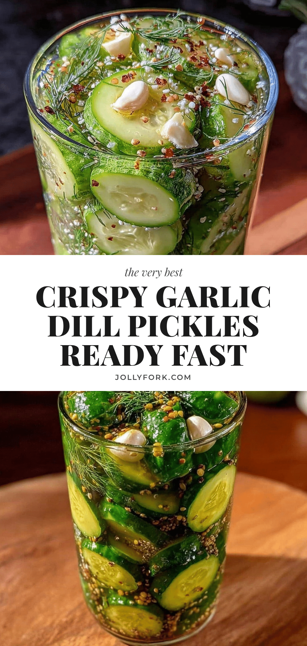 crispy garlic dill refrigerator pickles recipe