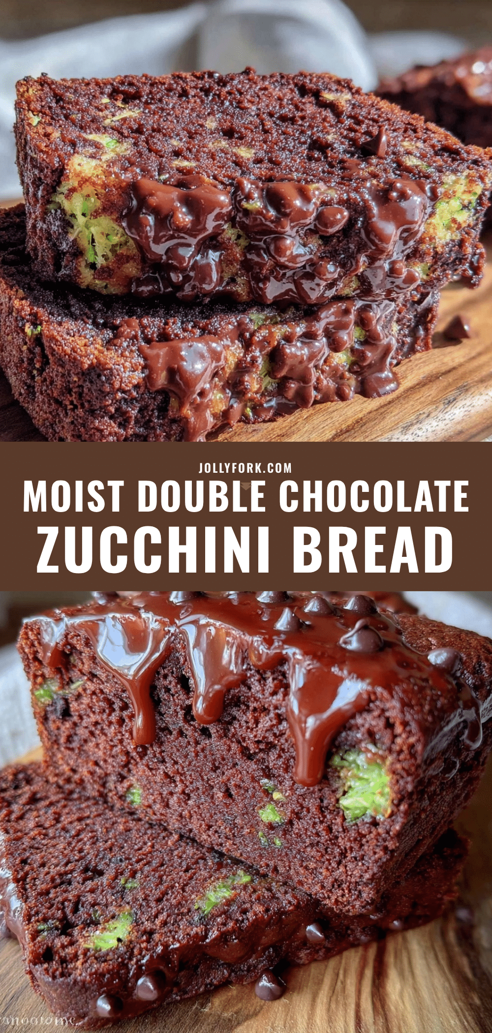 double chocolate chip zucchini bread recipe