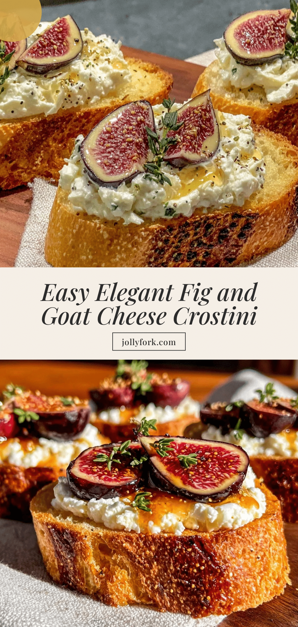 fig and goat cheese crostini recipe
