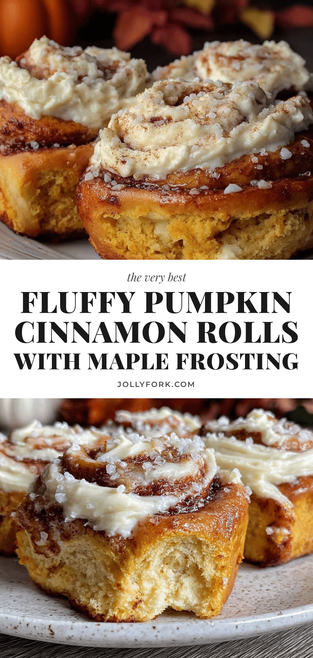 fluffy pumpkin cinnamon rolls recipe