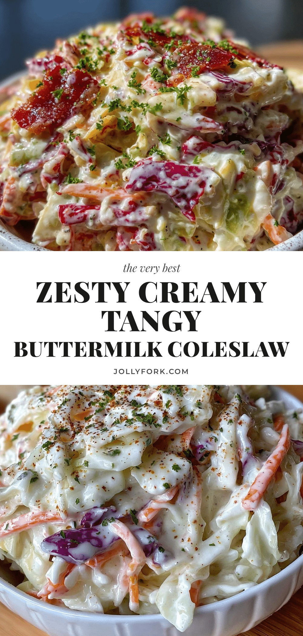 fresh tangy buttermilk coleslaw recipe