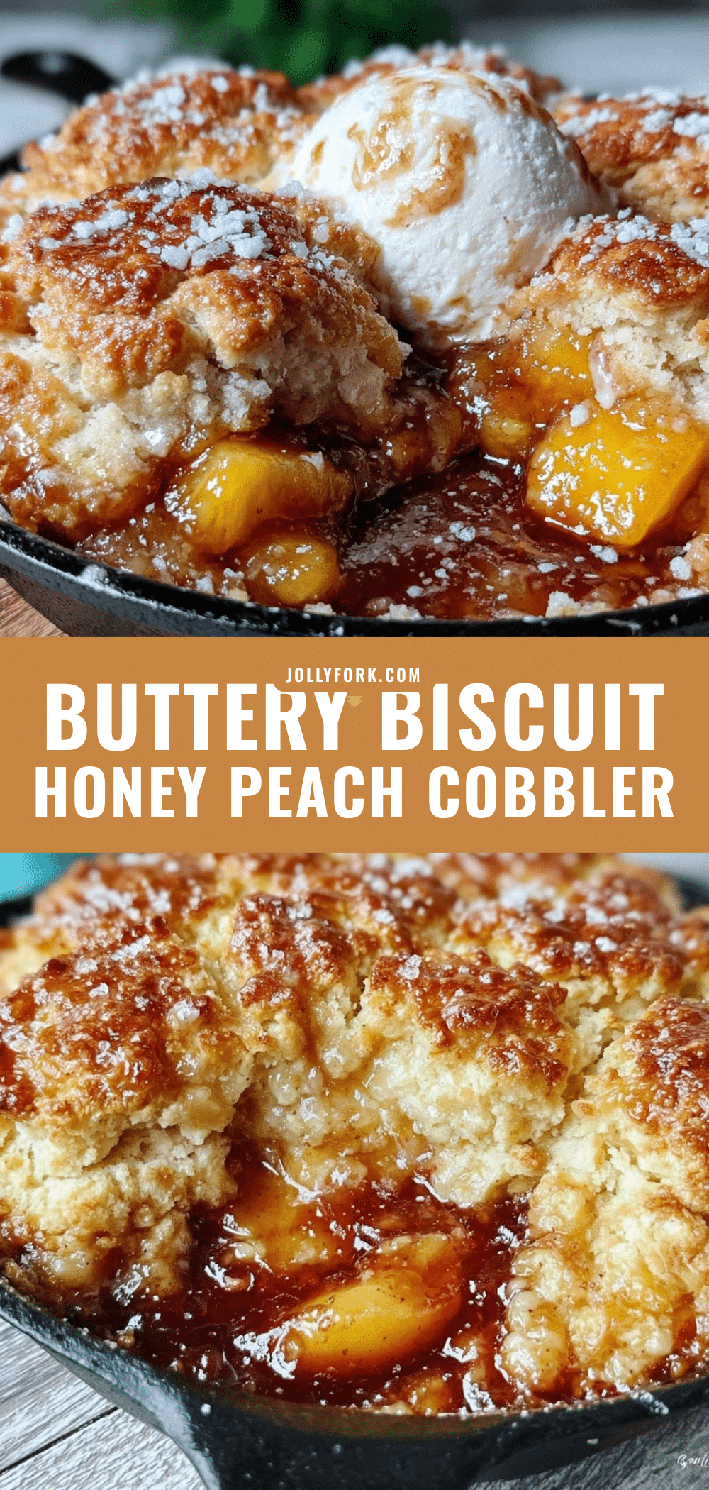 honey peach cobbler recipe