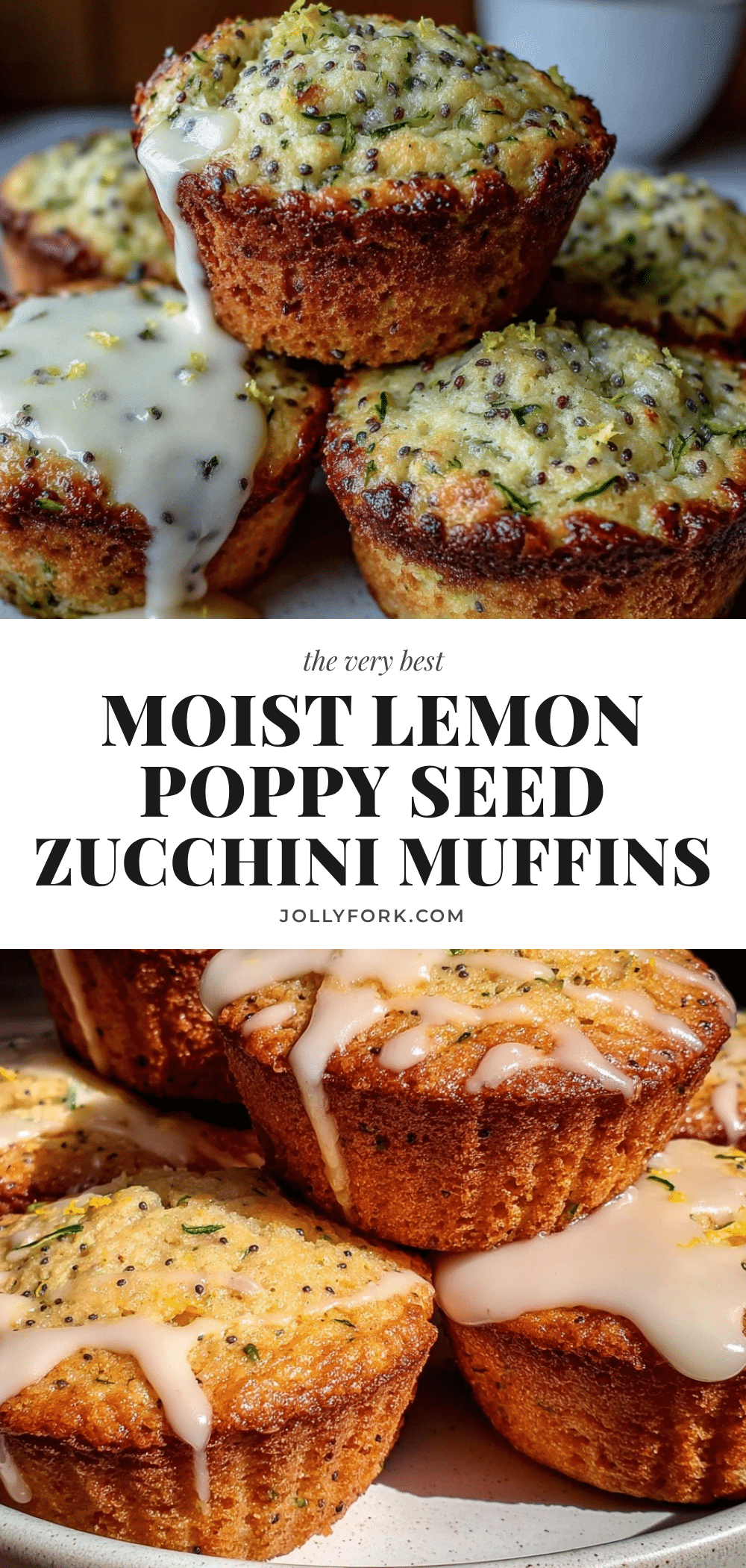 lemon poppy seed zucchini muffins recipe
