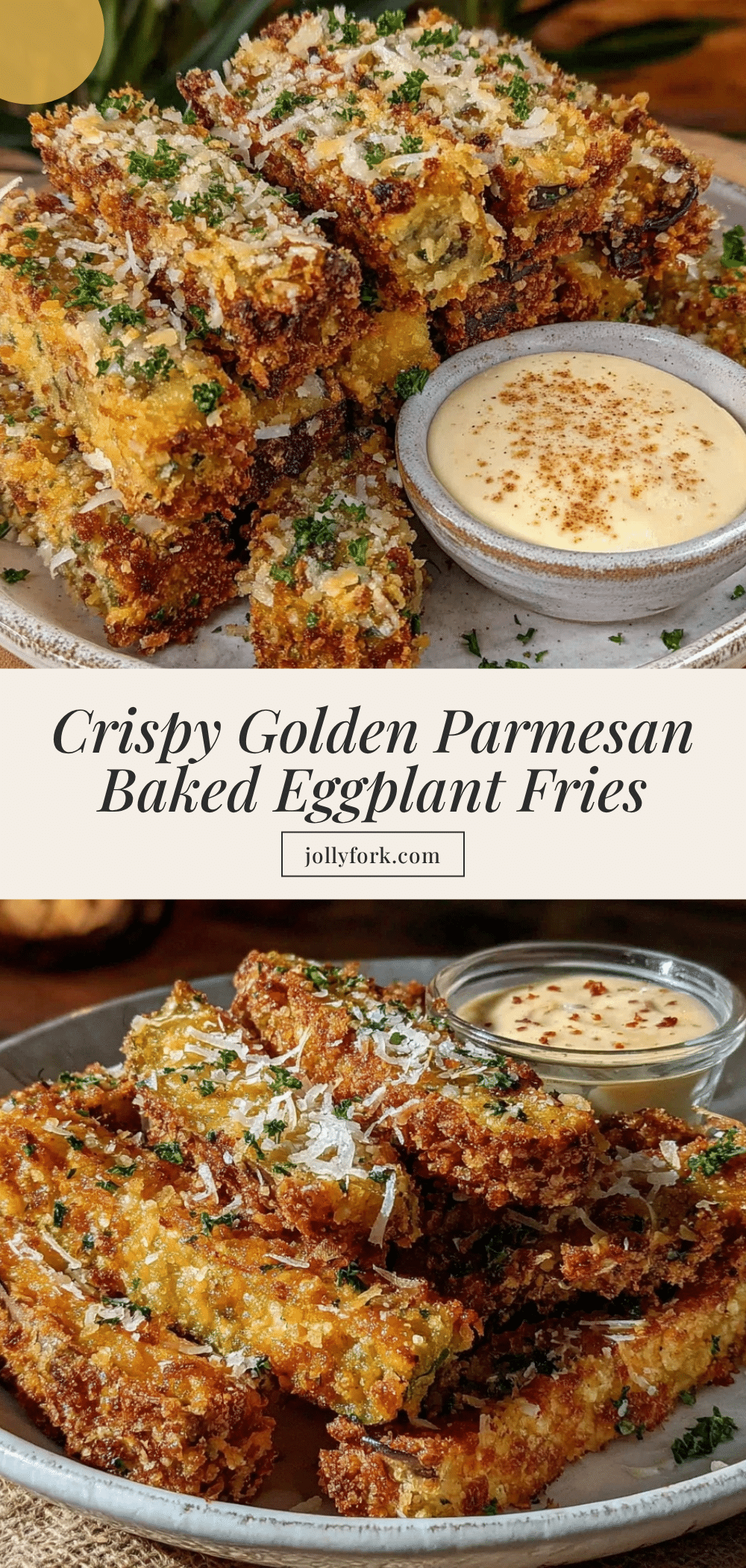 parmesan baked eggplant fries recipe