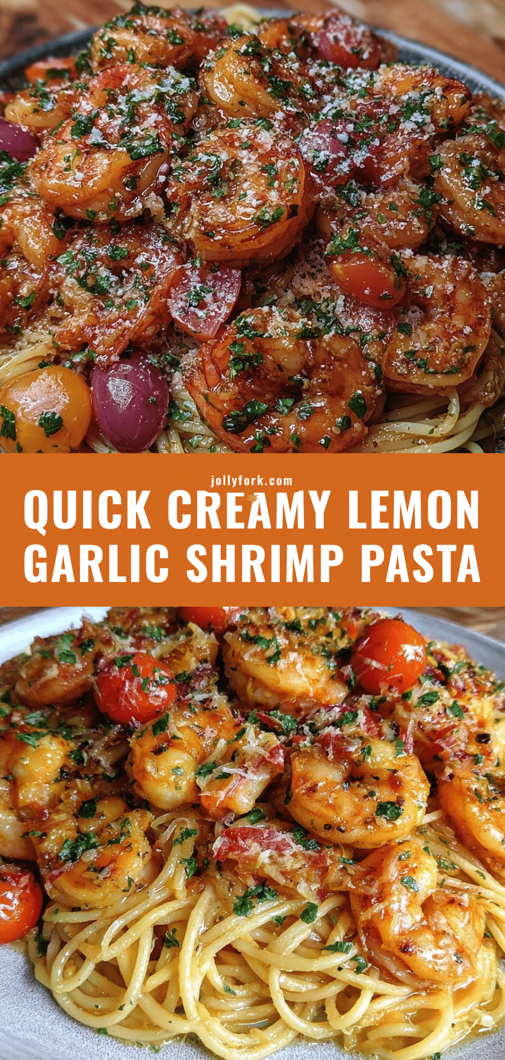 quick creamy lemon garlic butter shrimp pasta recipe