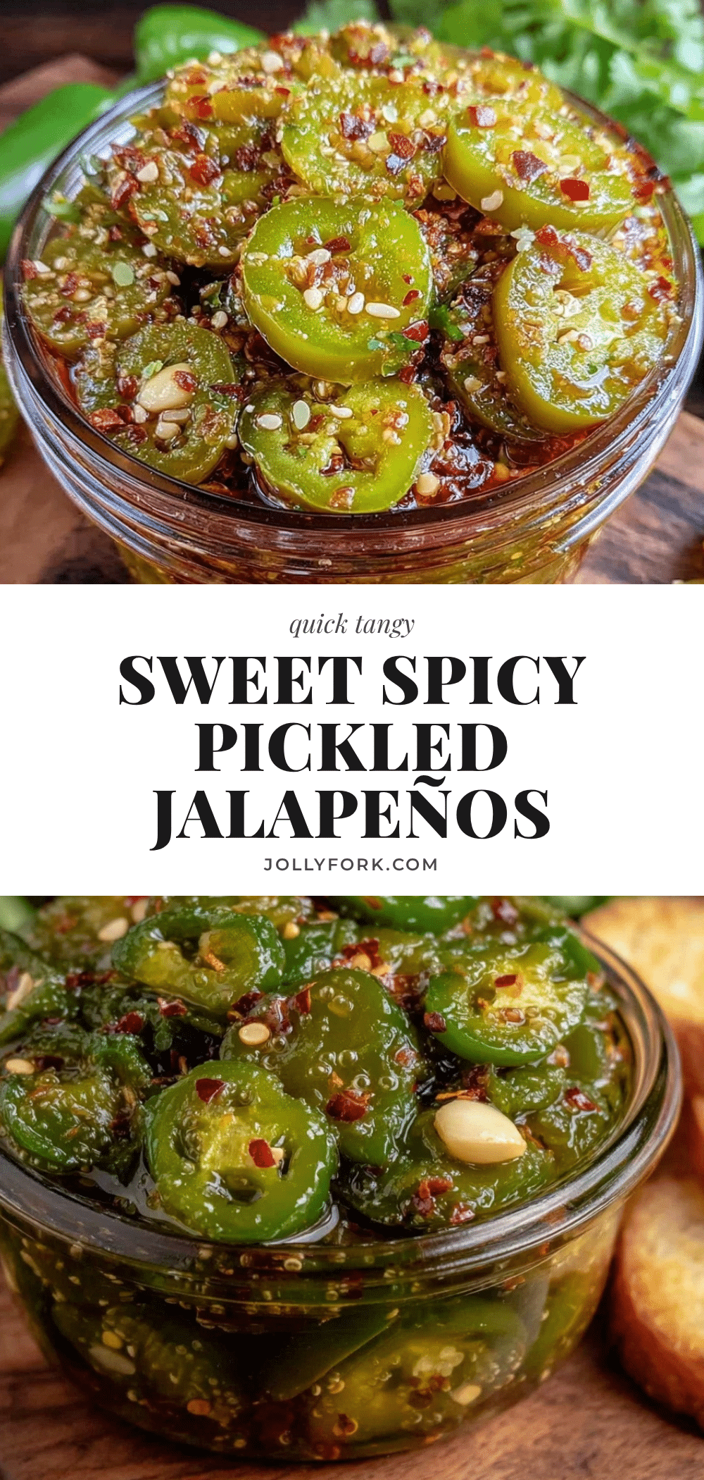quick sweet and spicy pickled jalapeños recipe