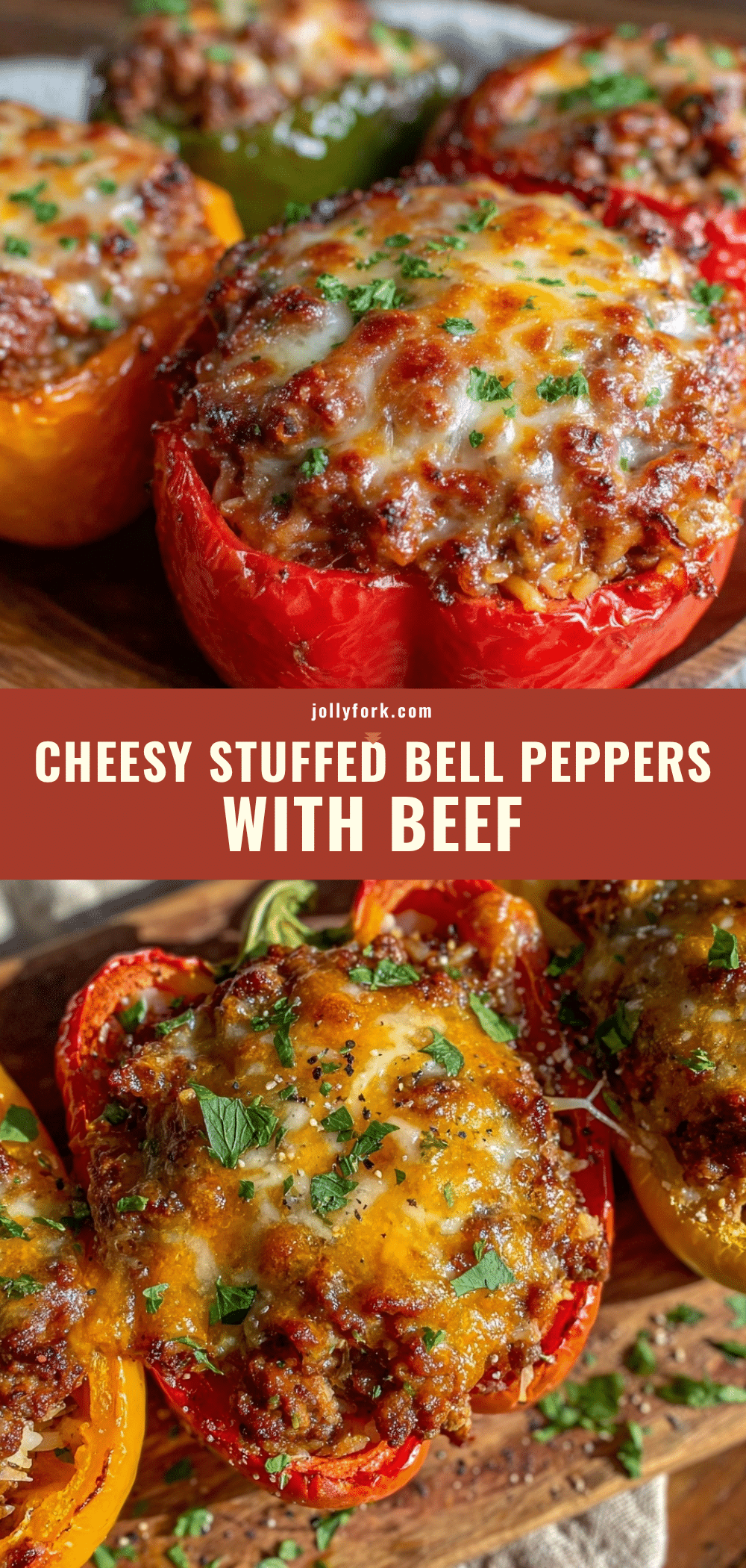 savory cheesy stuffed bell peppers recipe