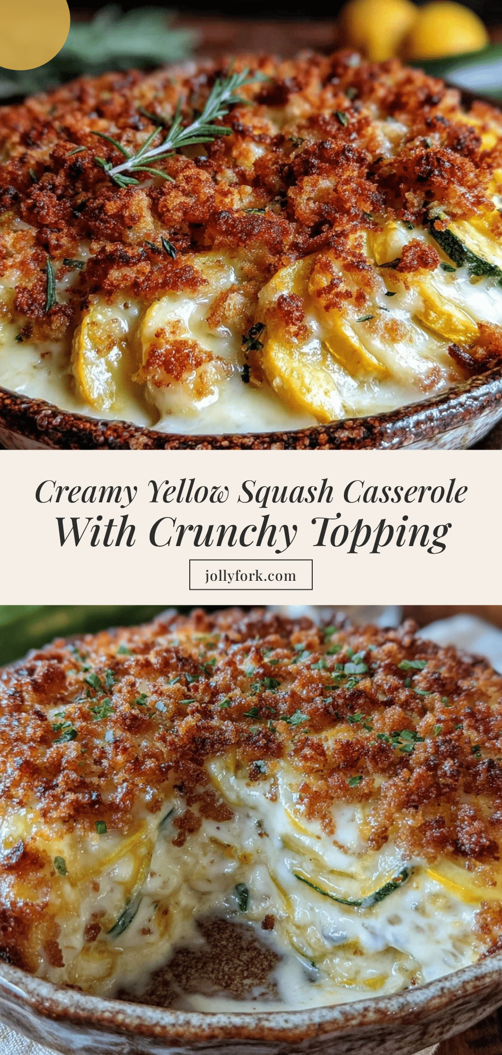 yellow squash casserole recipe