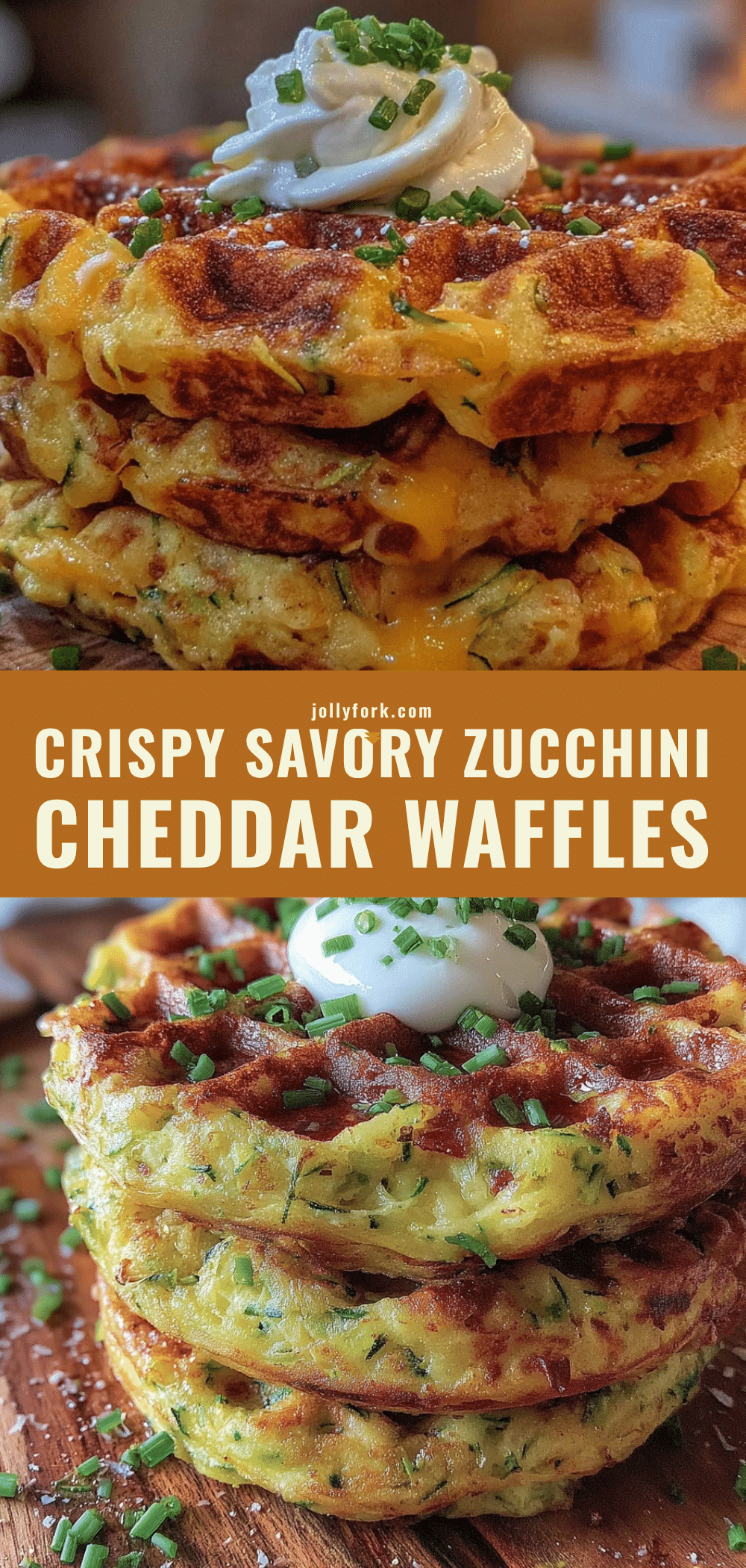 zucchini cheddar waffles recipe