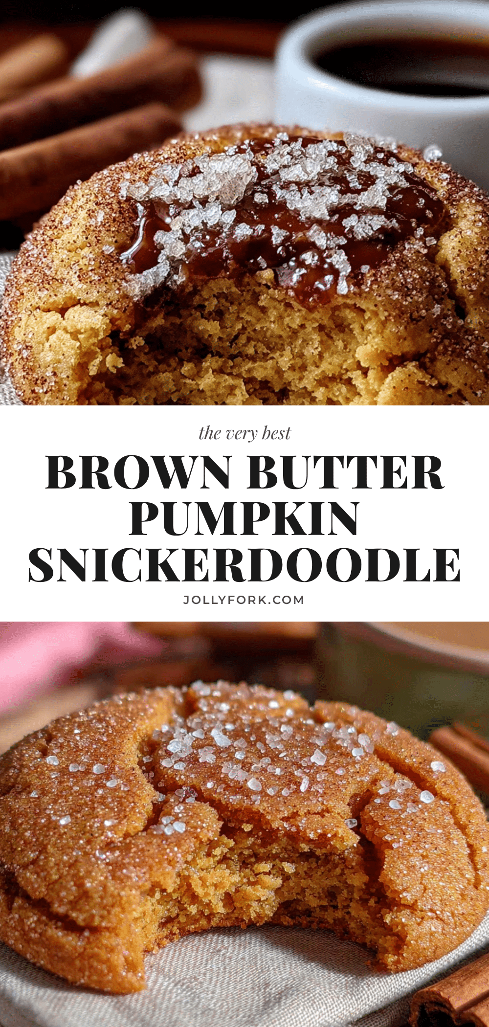 brown butter pumpkin snickerdoodle cookies recipe