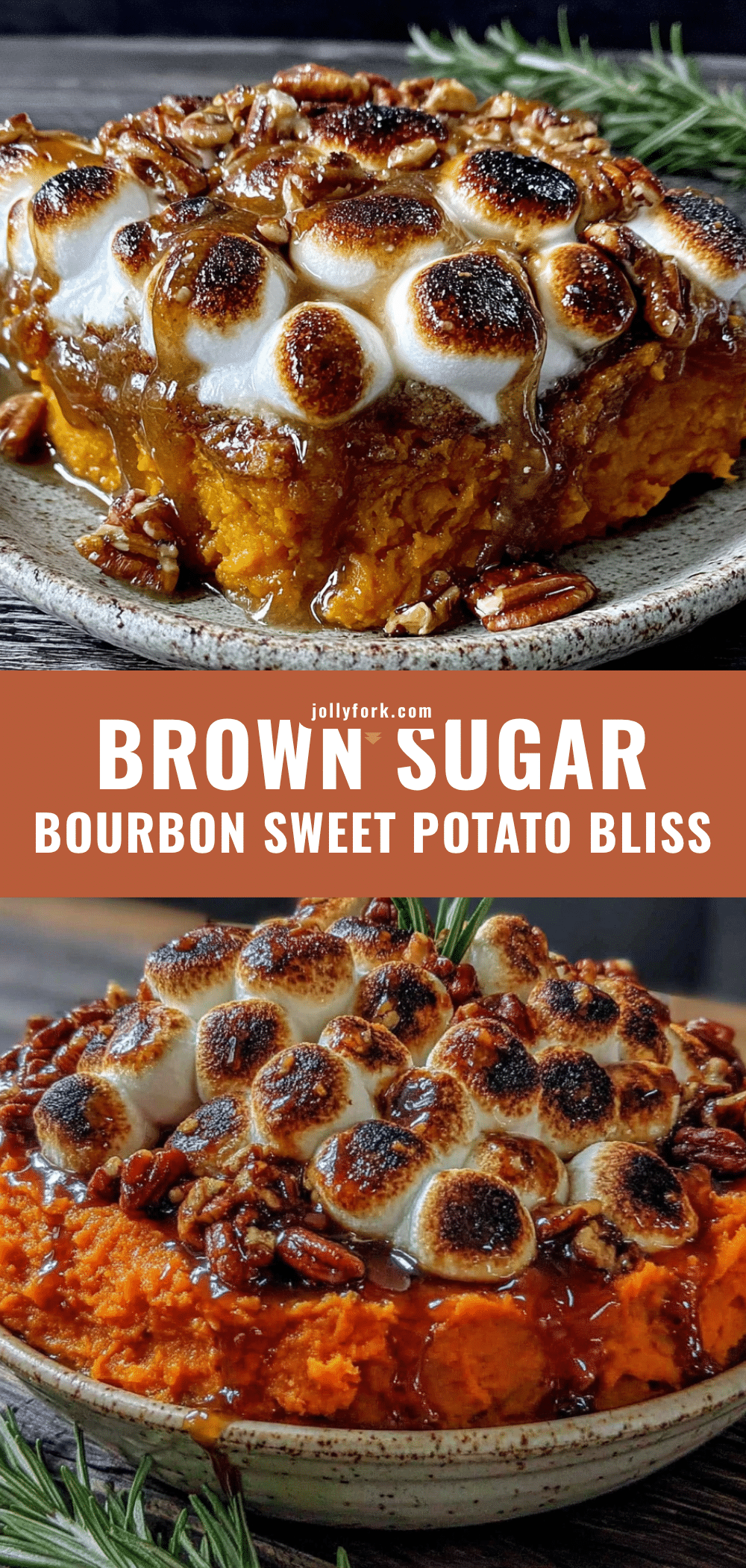brown sugar bourbon sweet potato casserole recipe