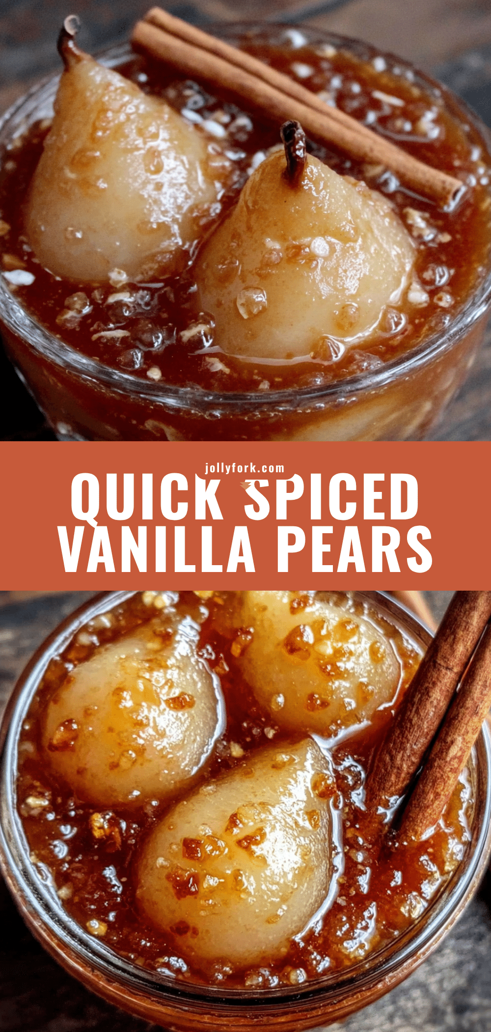 canned pear halves in vanilla syrup recipe