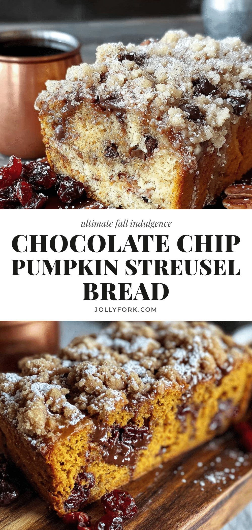 chocolate chip pumpkin bread recipe