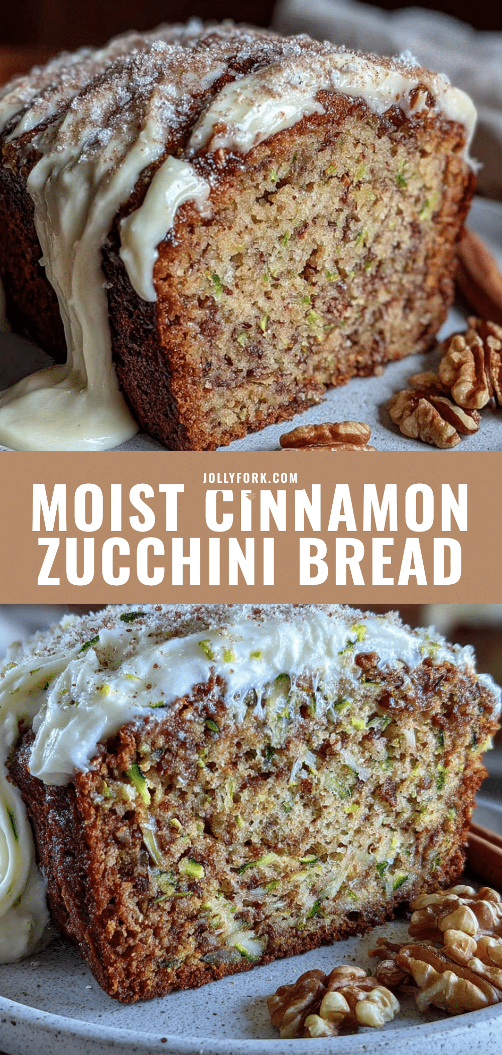 cinnamon zucchini banana bread recipe