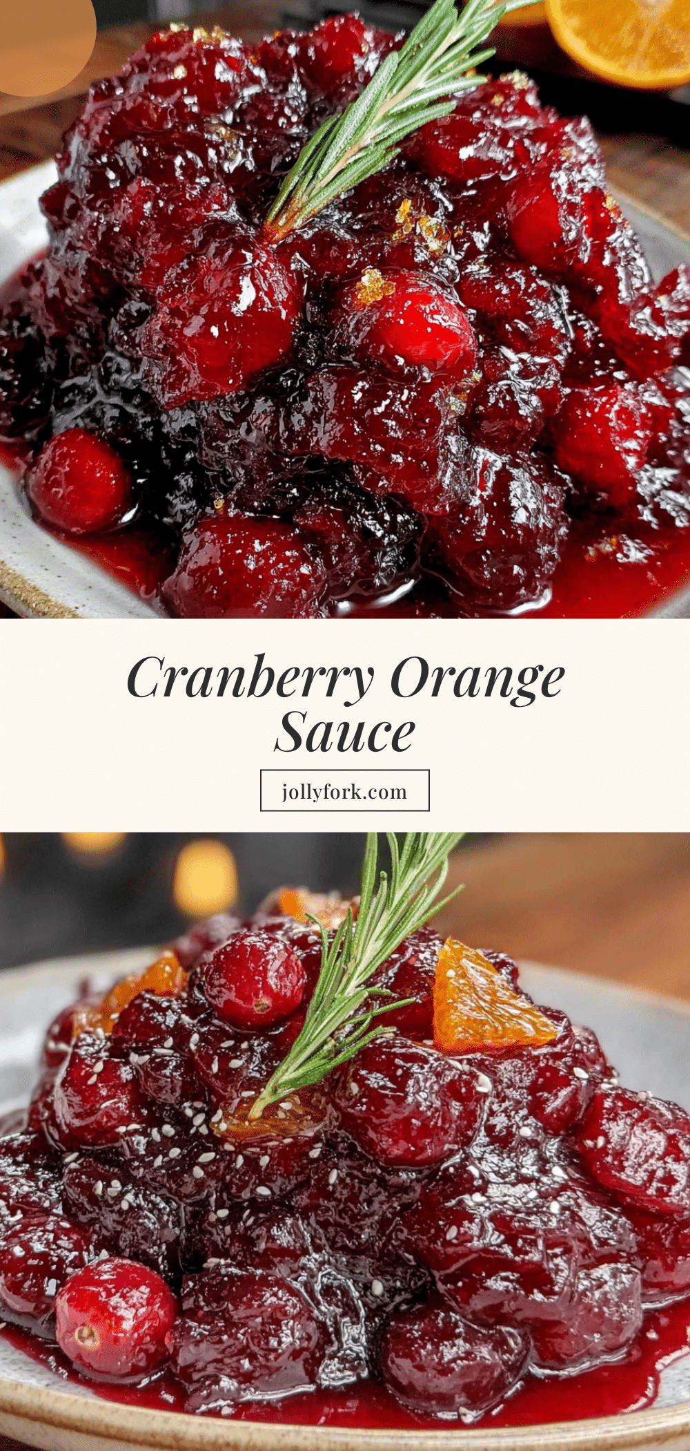 cranberry orange sauce recipe