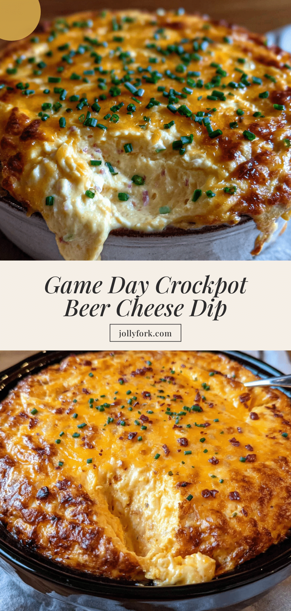 crockpot beer cheese football dip recipe