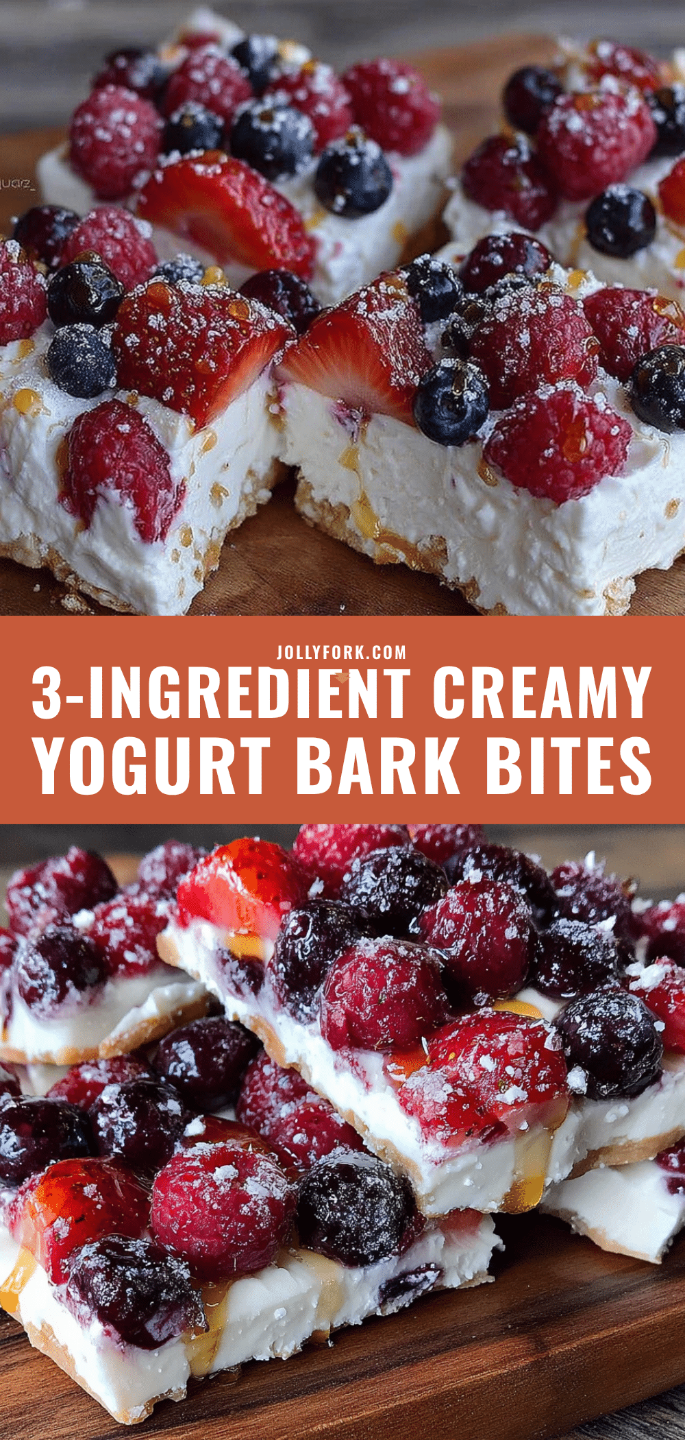 easy 3-ingredient yogurt bark recipe