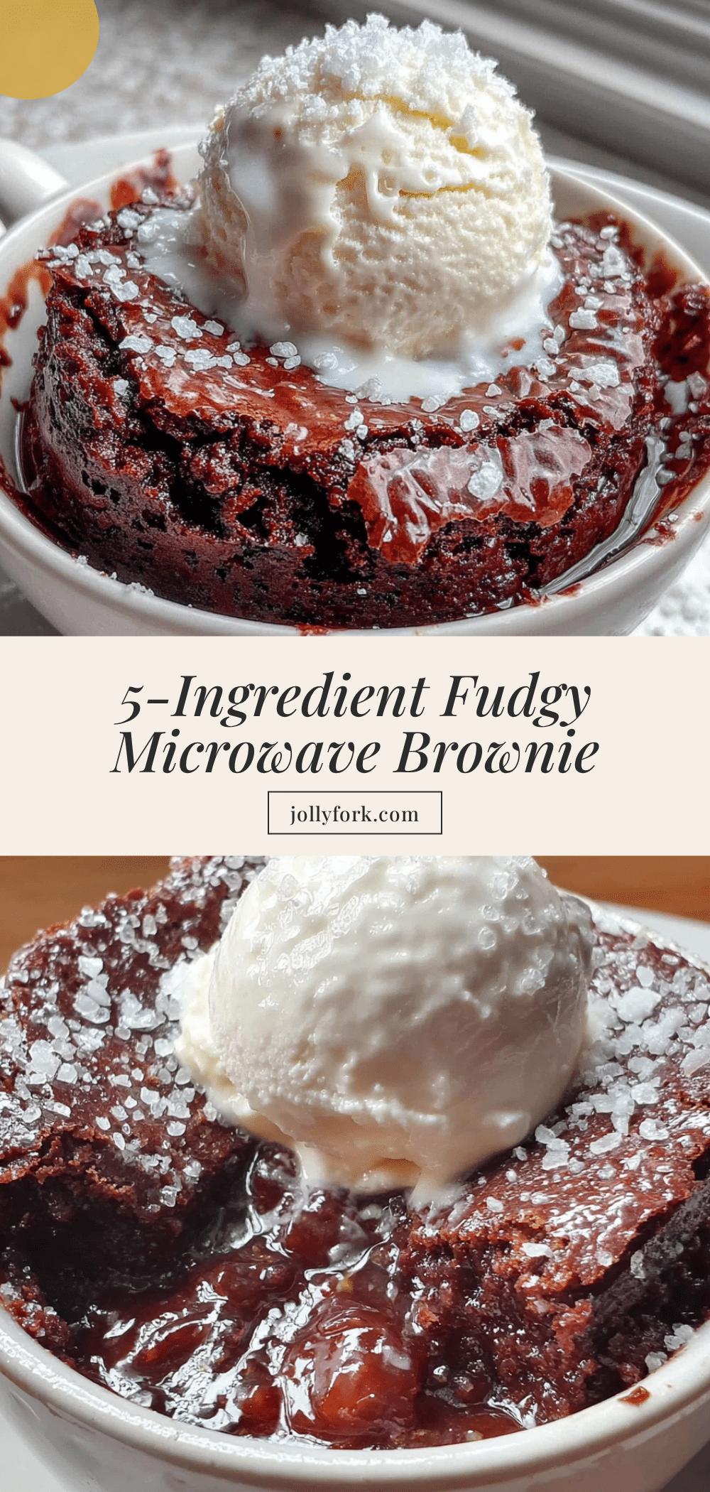 easy 5-ingredient microwave mug brownie recipe