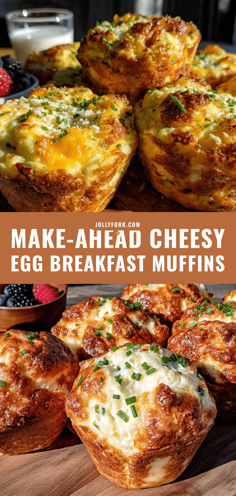 easy make-ahead egg and cheese breakfast muffins recipe