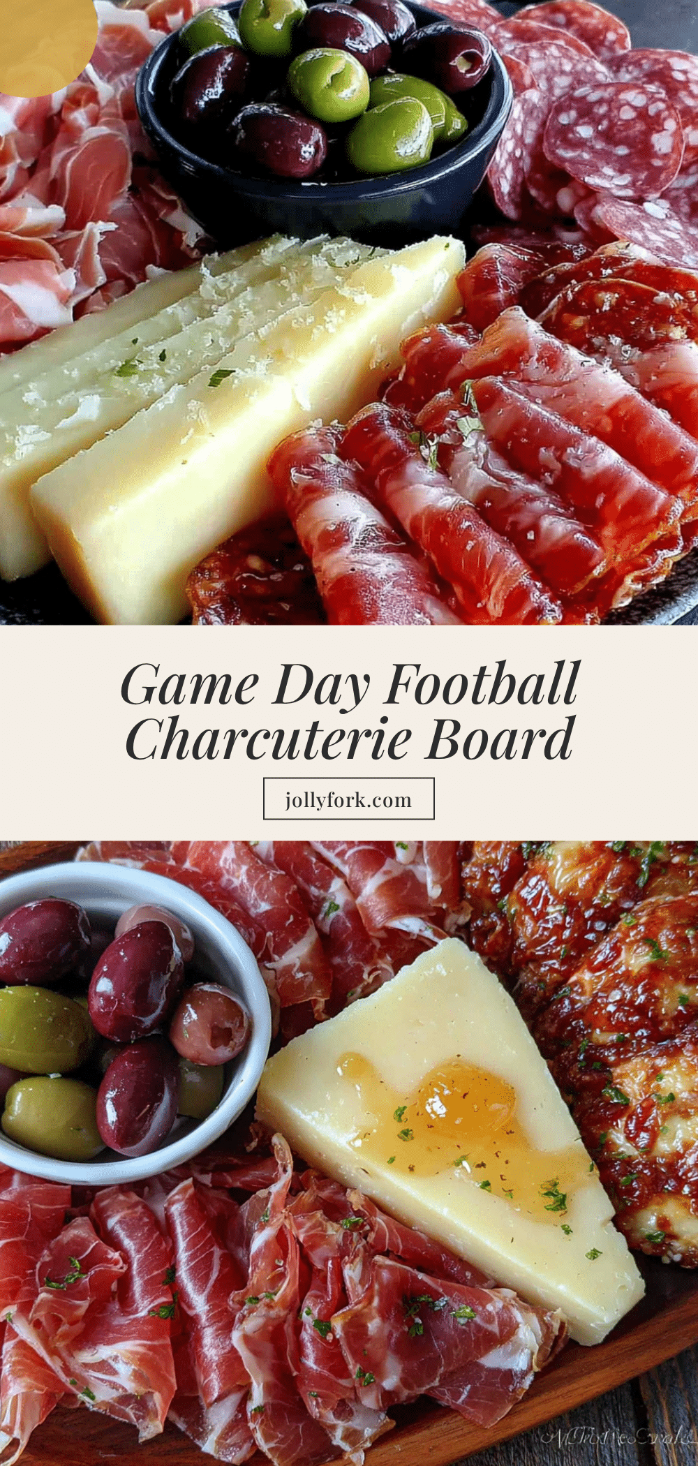 football charcuterie board recipe
