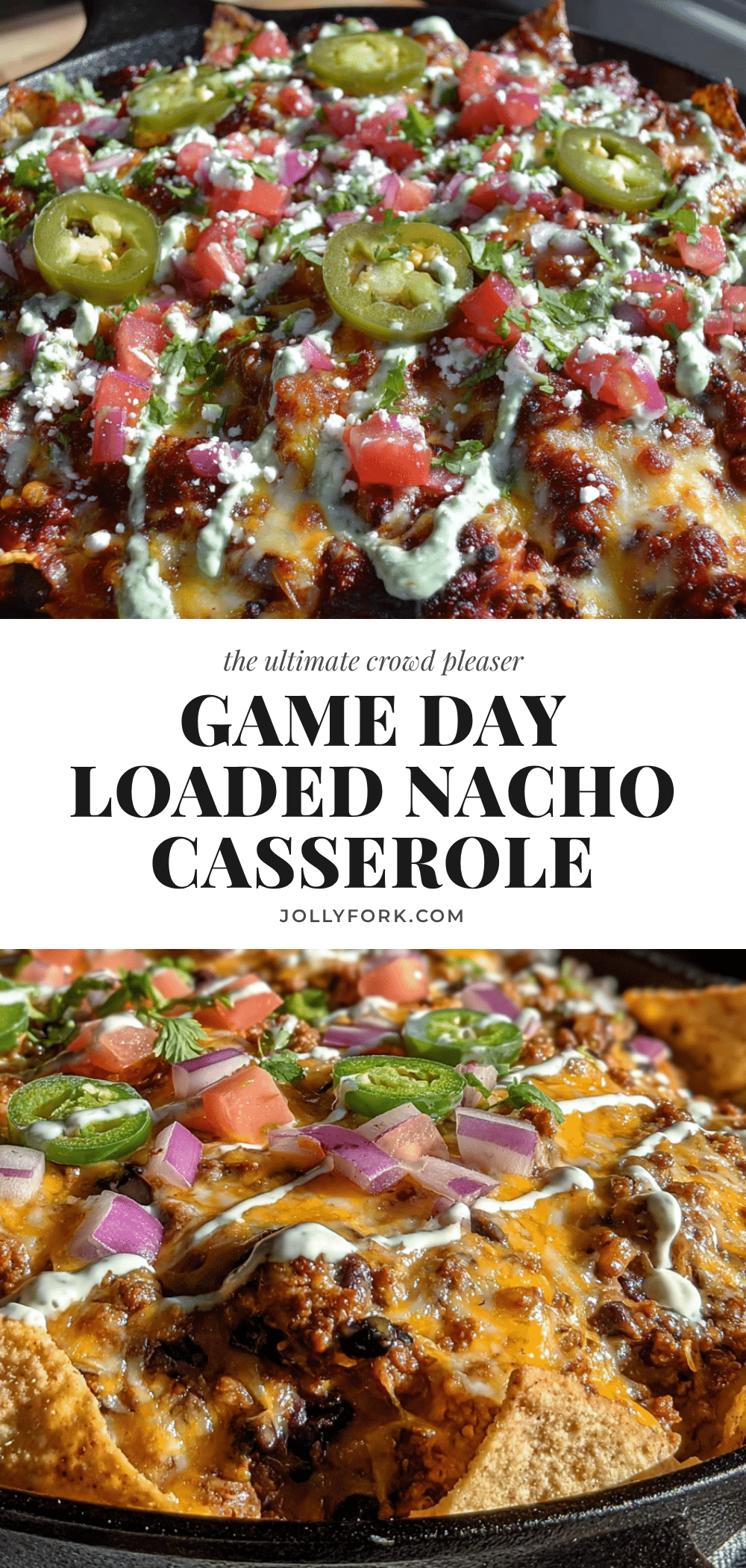 loaded football nacho casserole recipe