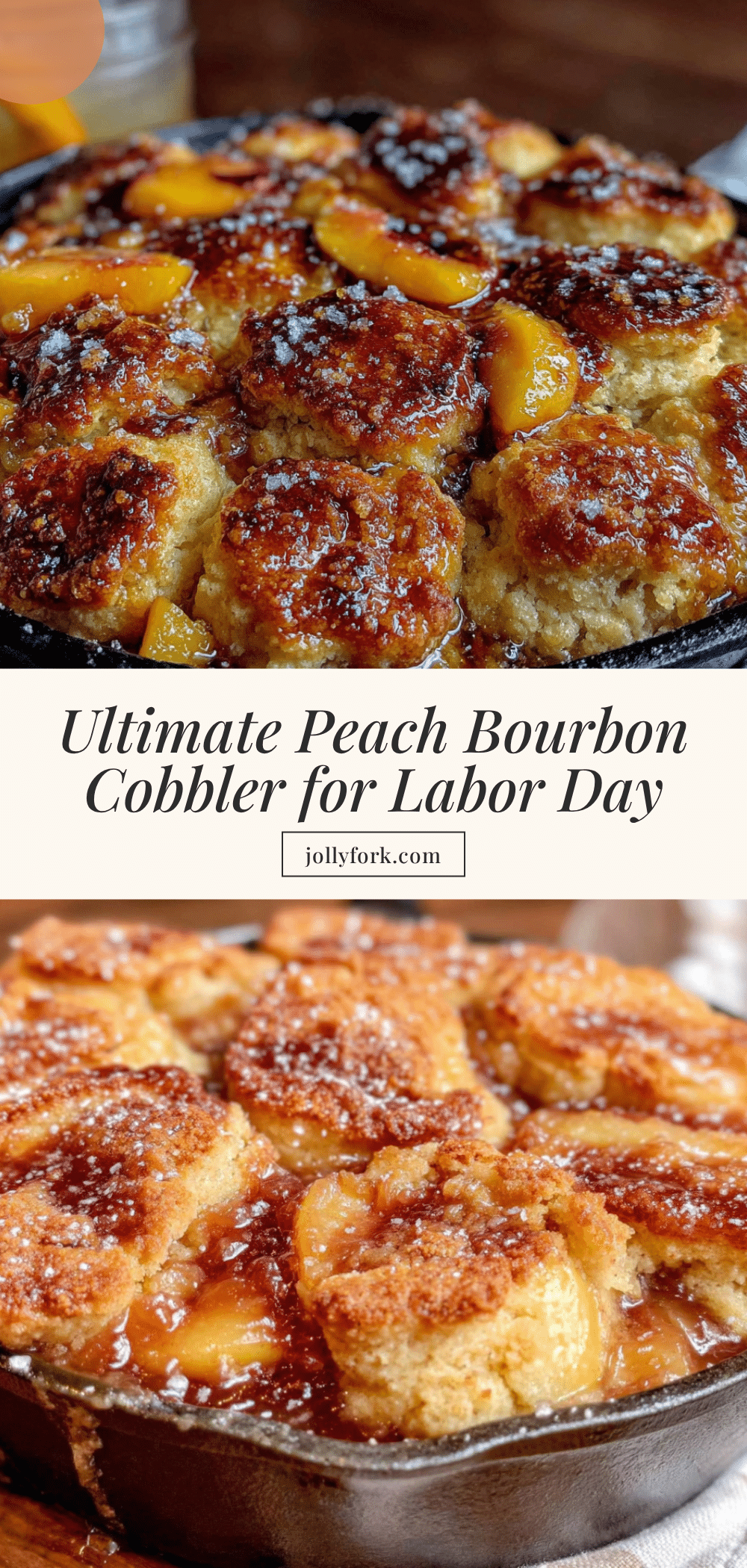 peach bourbon cobbler recipe