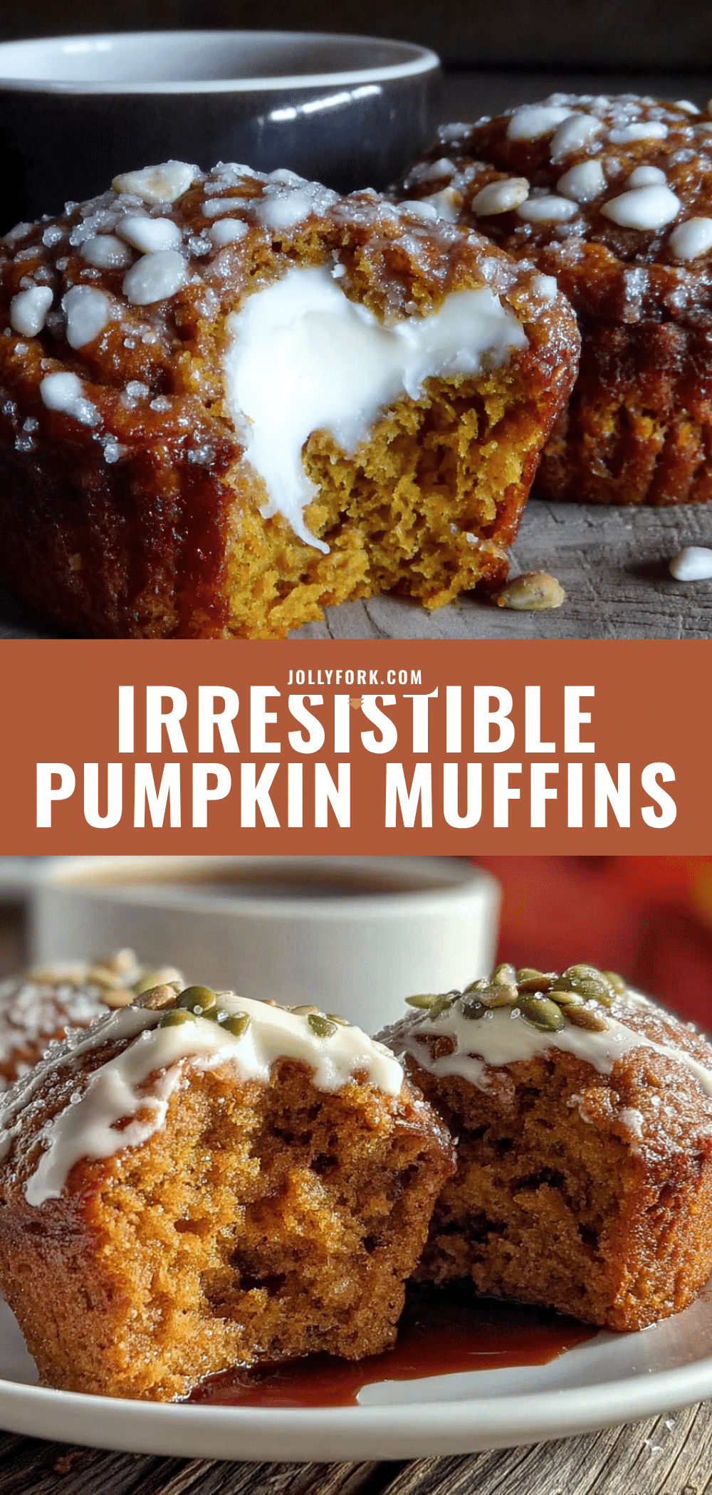 pumpkin cream cheese muffins recipe