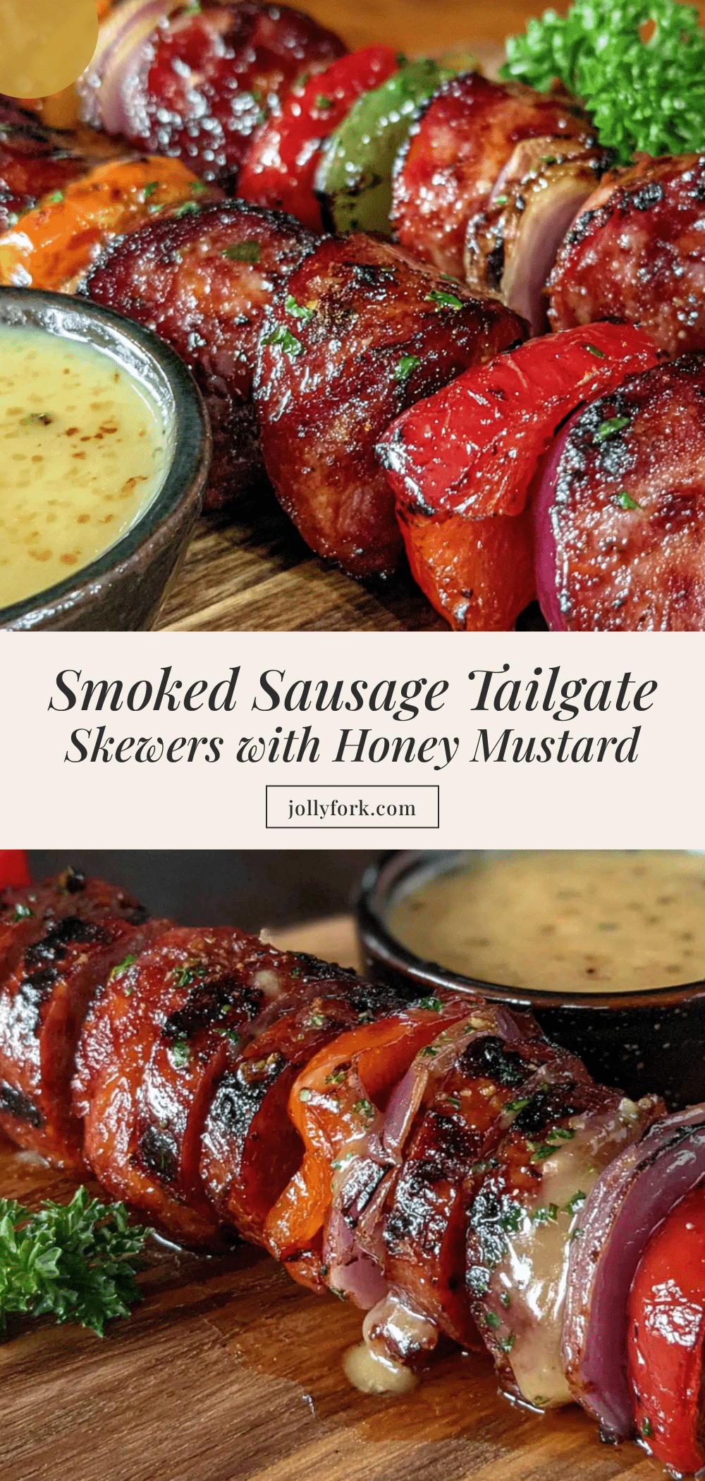 smoked sausage tailgate skewers recipe