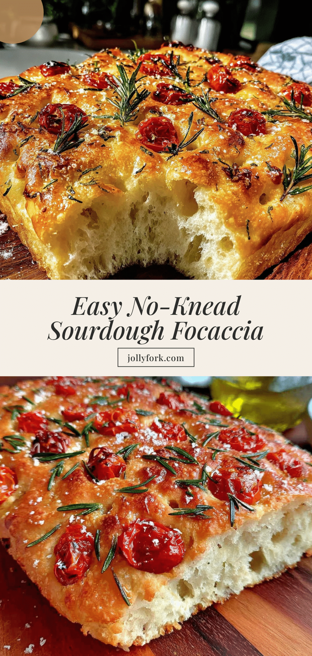 Sourdough discard focaccia recipe