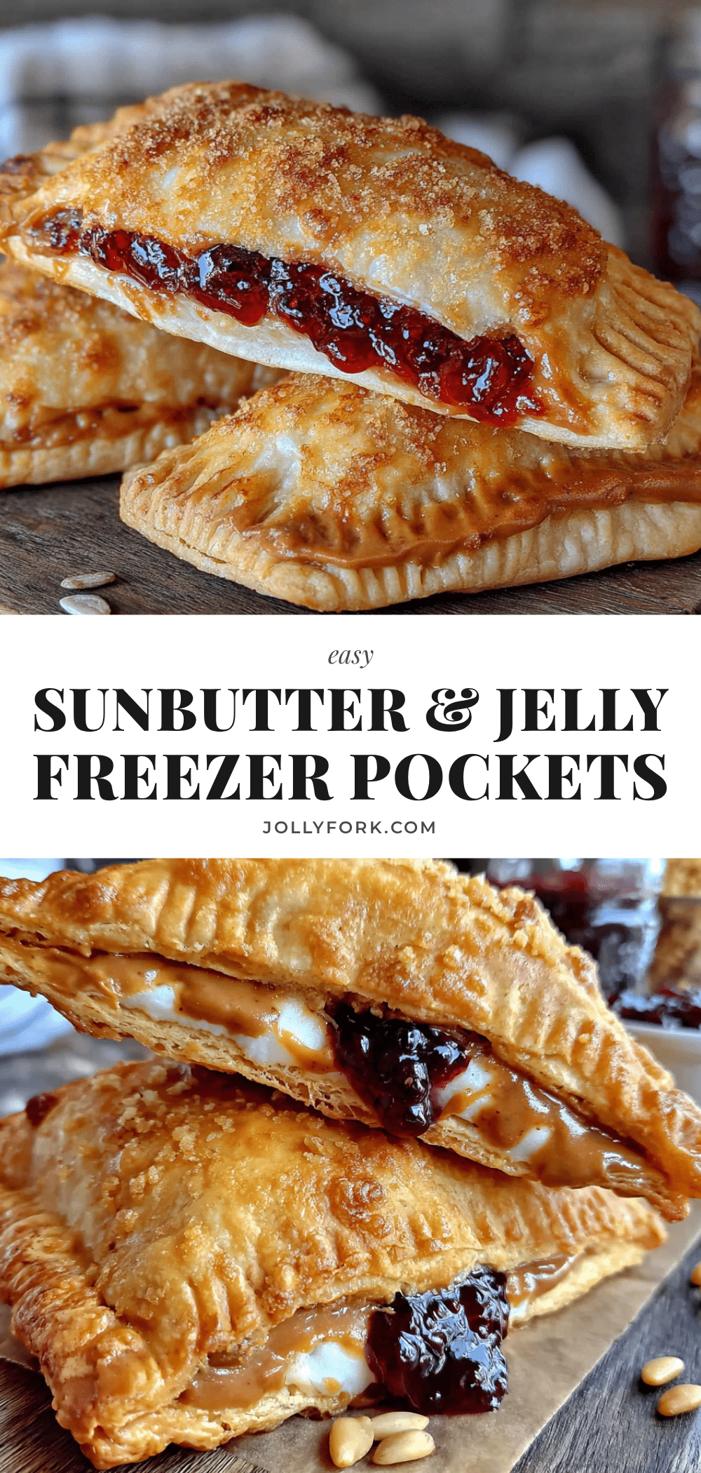 sunbutter and jelly freezer lunch pockets recipe