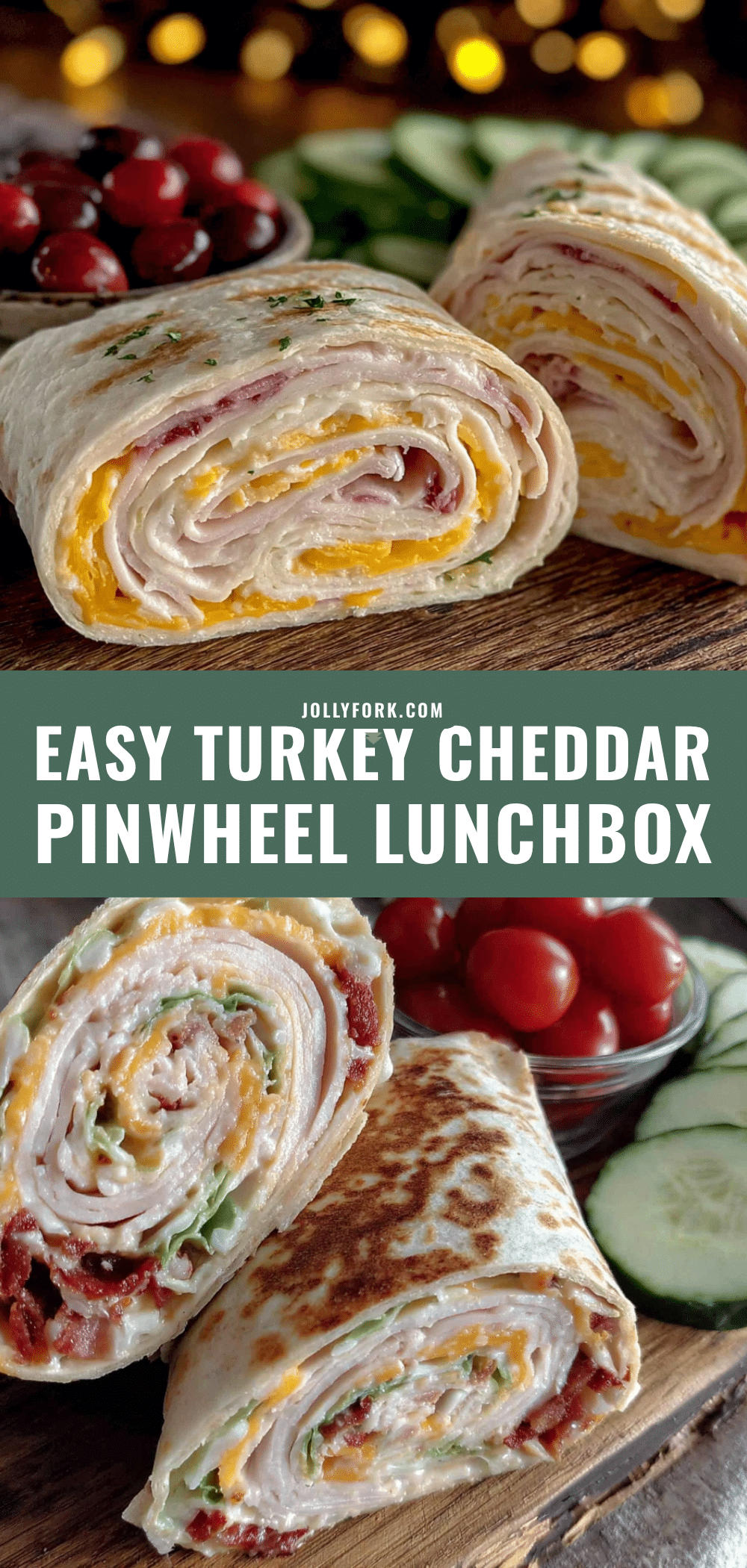 turkey cheddar pinwheel wraps recipe