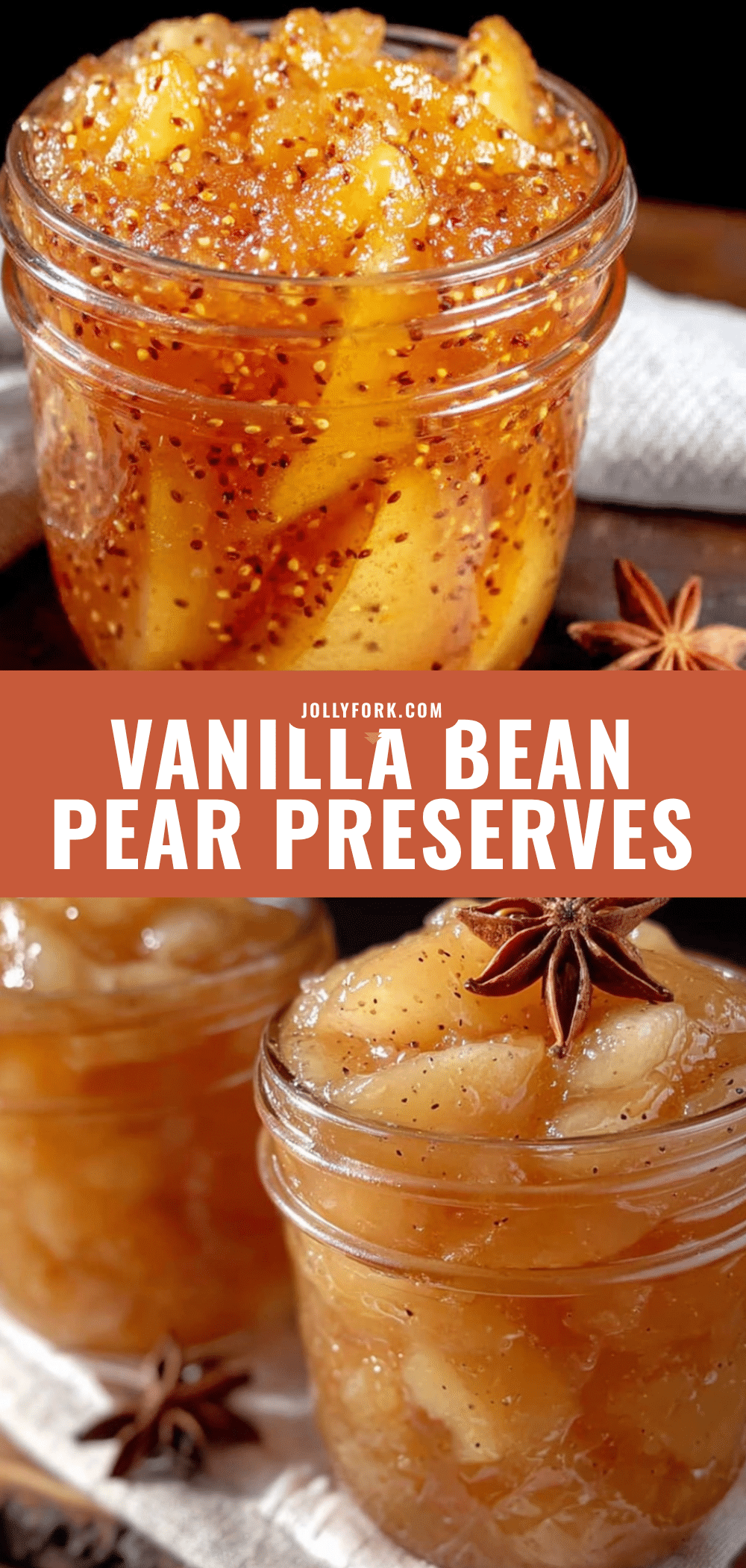vanilla bean pear preserves recipe