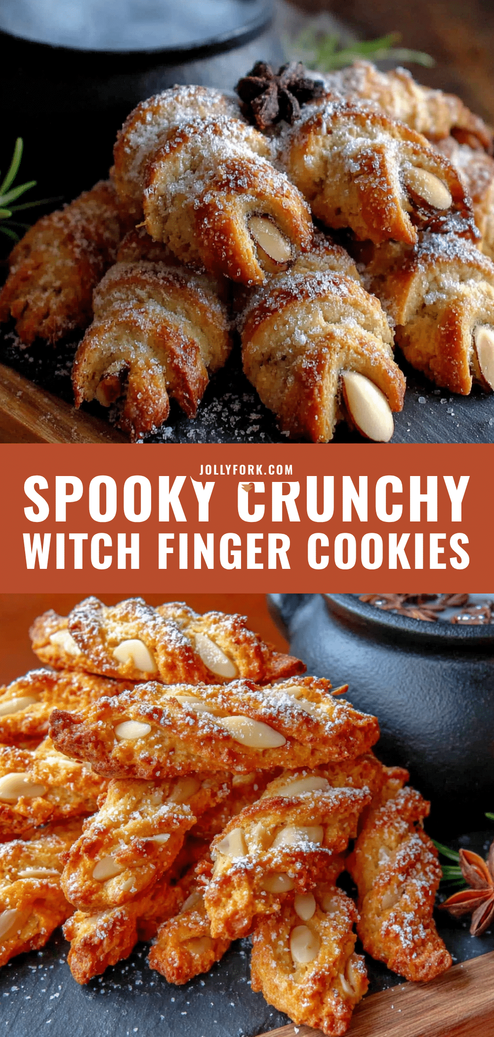 witch finger cookies recipe