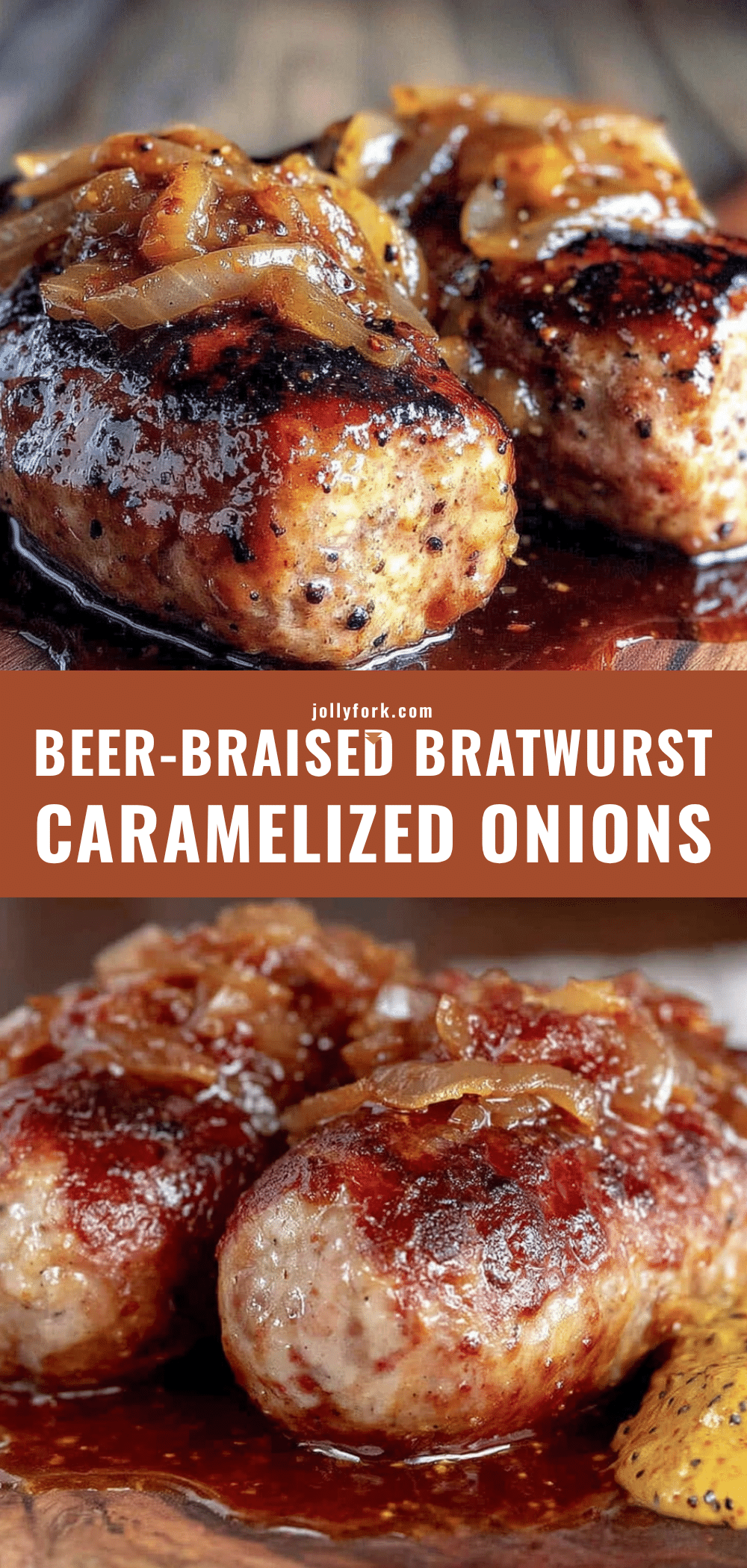 beer-braised bratwurst recipe