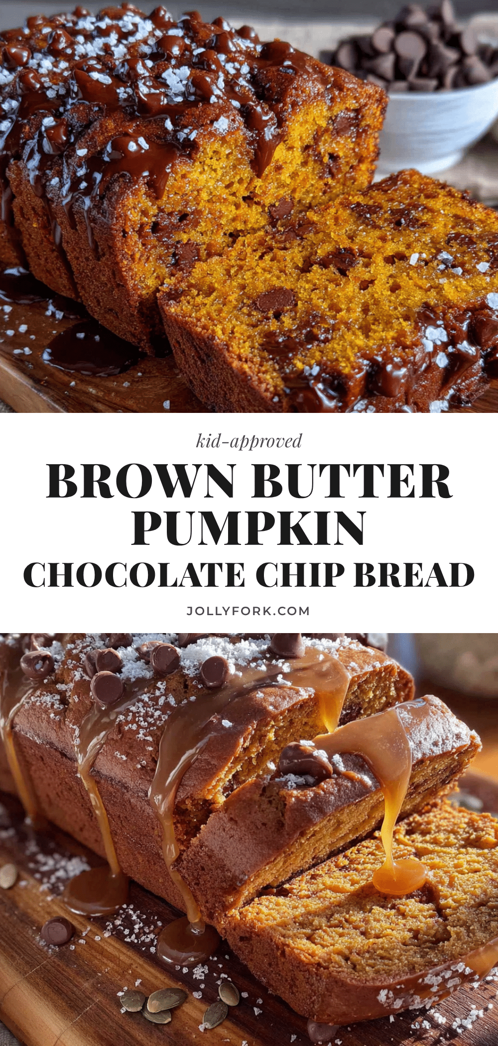 brown butter pumpkin chocolate chip bread recipe