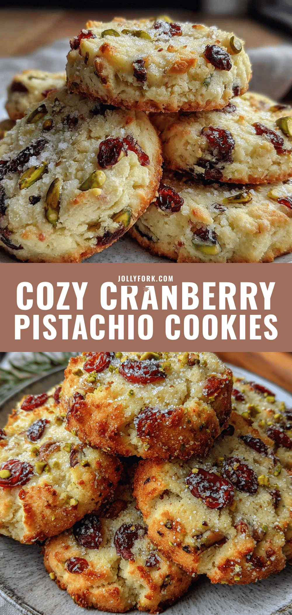 cranberry pistachio shortbread cookies recipe