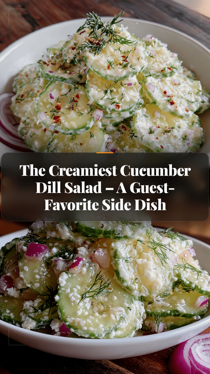 creamy cucumber dill salad recipe