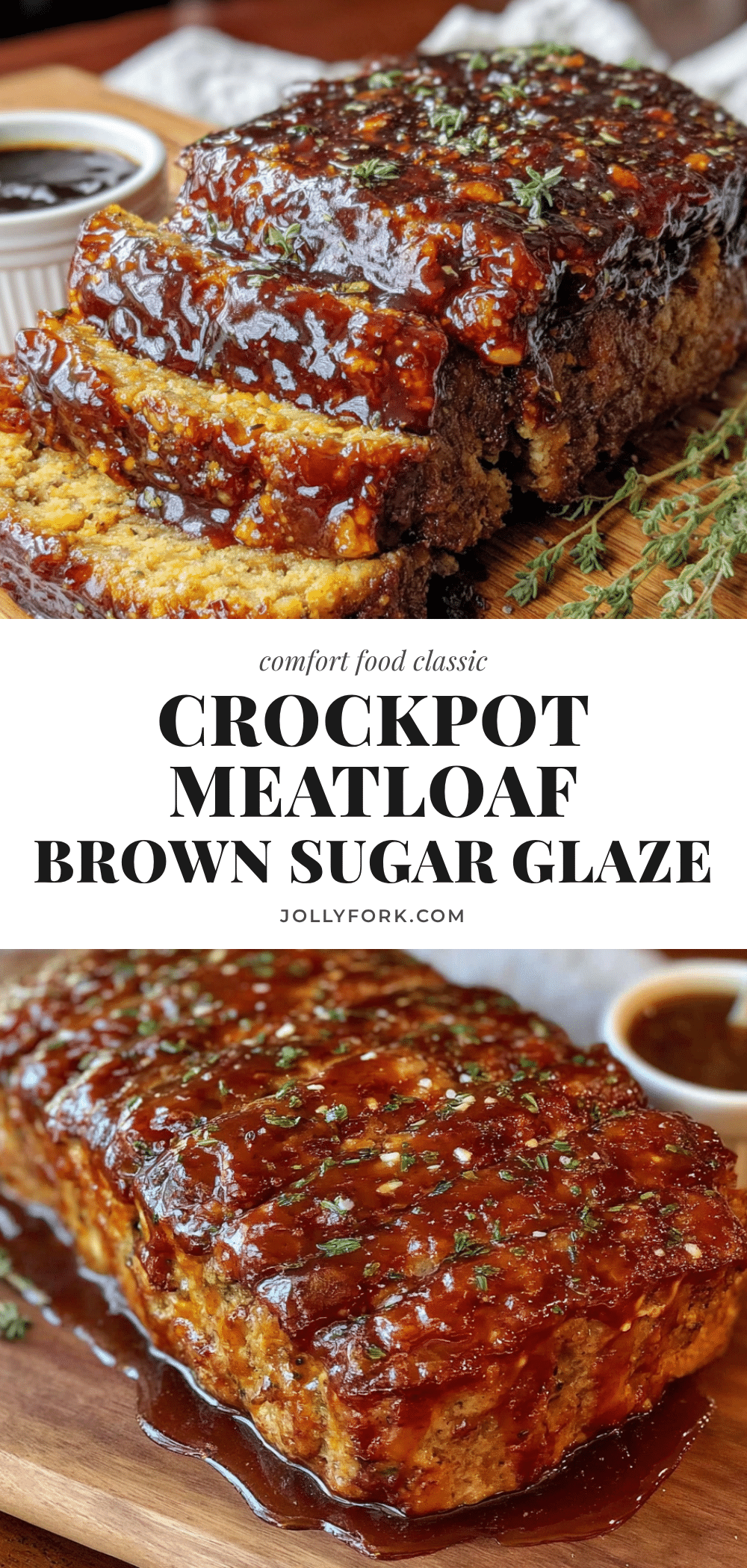 crockpot meatloaf with brown sugar glaze recipe