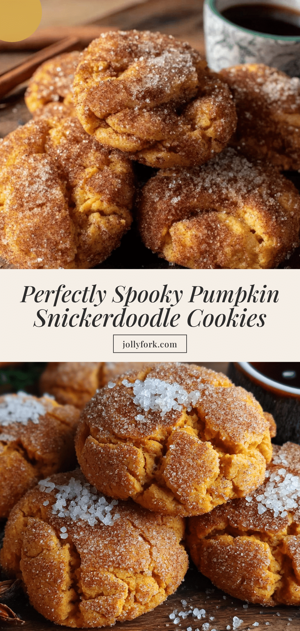 ghost-shaped pumpkin snickerdoodle cookies recipe
