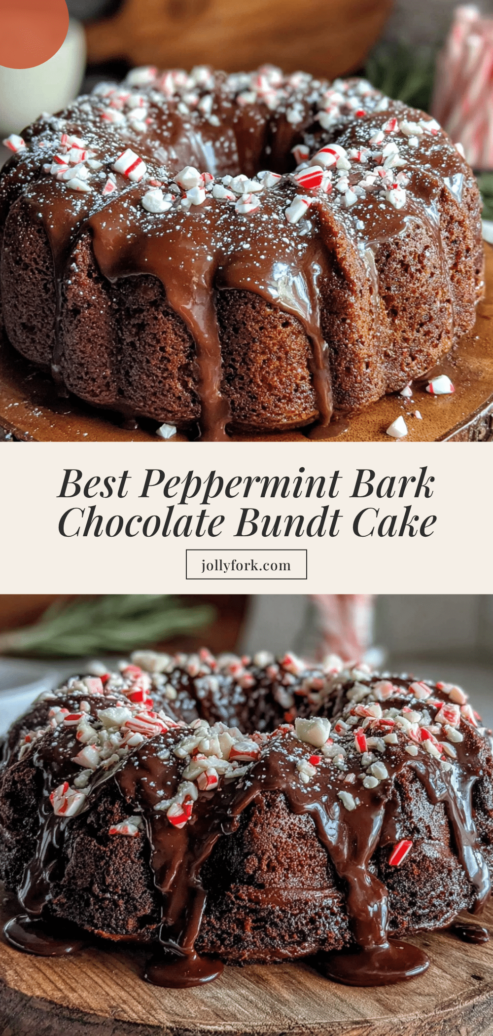 peppermint bark chocolate bundt cake recipe