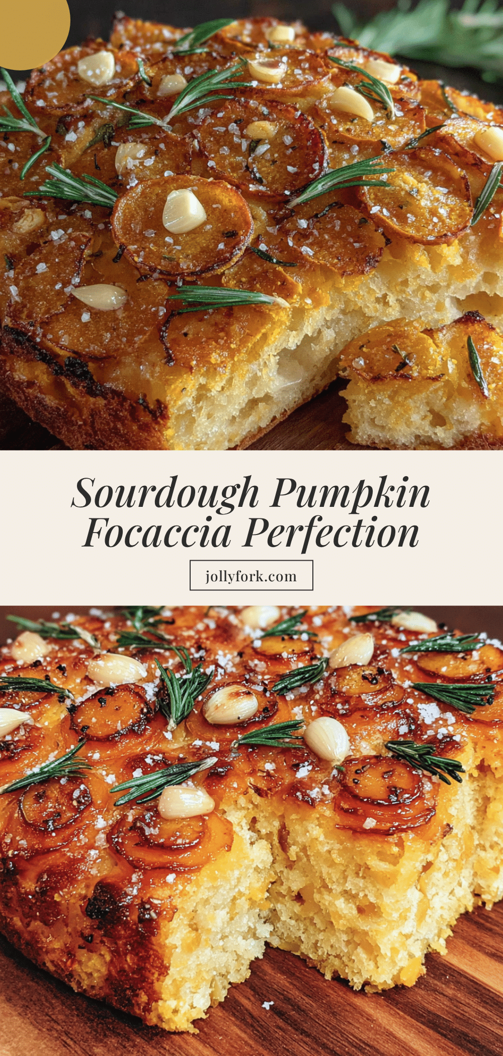 perfect sourdough discard pumpkin focaccia recipe