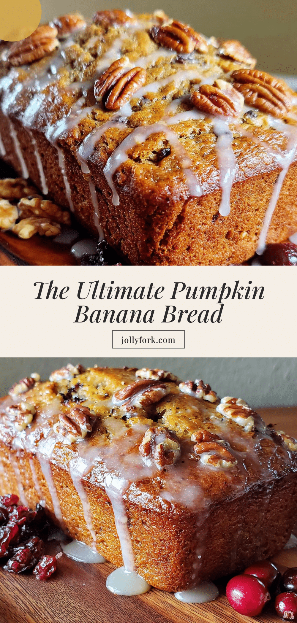 pumpkin banana bread with walnuts recipe