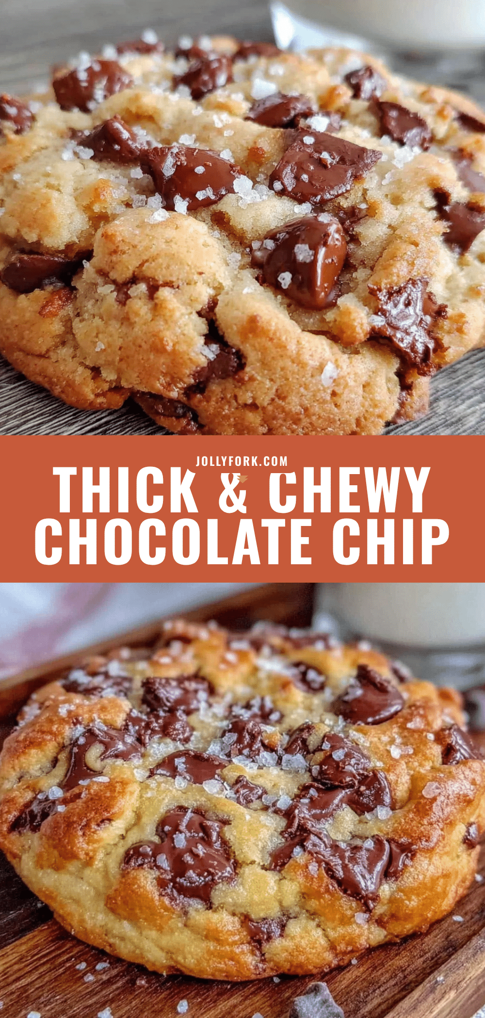 Quick Thick and Chewy Bakery-Style Chocolate Chip Cookies recipe