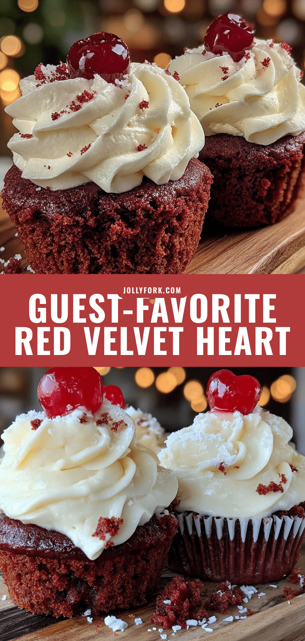 red velvet heart cupcakes recipe